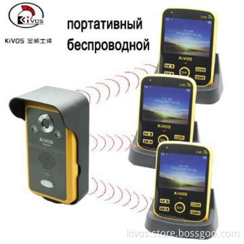 3.5 inch LCD wireless door peephole camera intercom funcion
